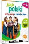 J�zyk polski. Karty pracy w szkole i w domu - klasa 4