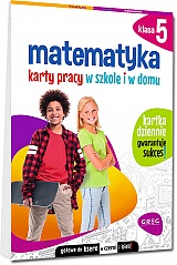 Matematyka. Karty pracy w szkole i w domu - klasa 5